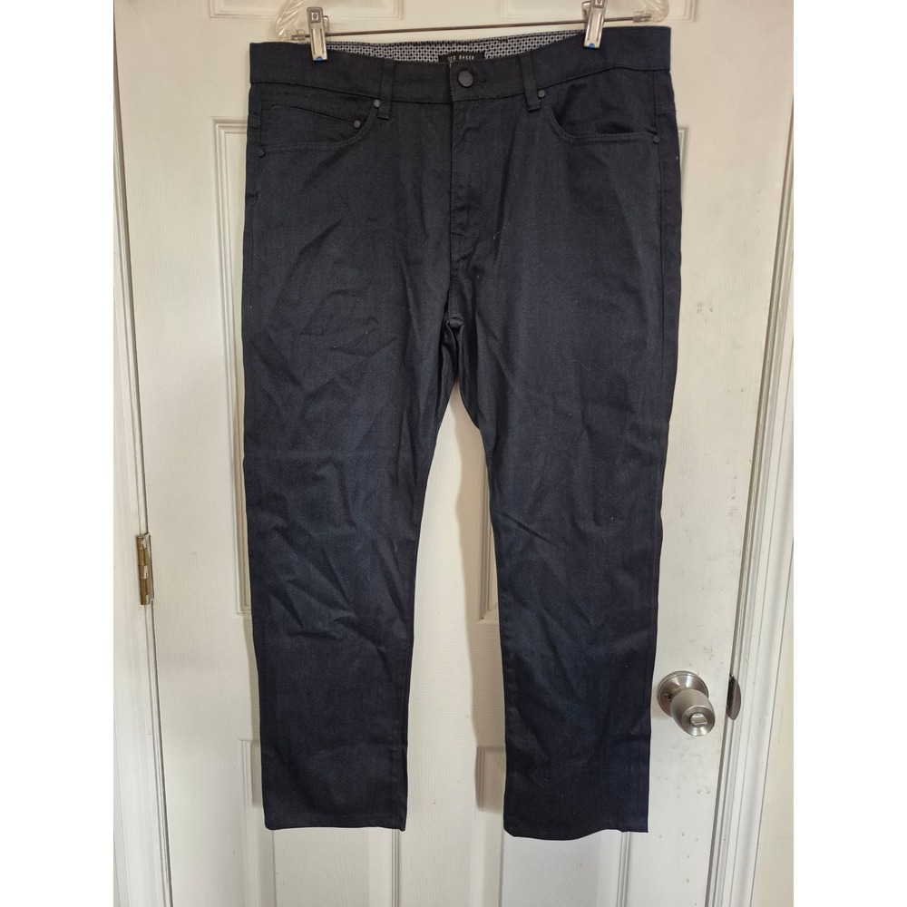 Ted Baker London Men's 36 Dark Wash‎ Jeans Slim Fit Casual Trousers